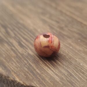 Tiki sunrise patterned‎ bead charm